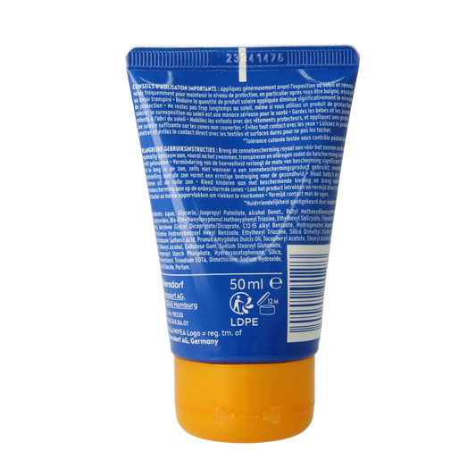 Nivea Sun kids melk SPF50+ 50 Milliliter
