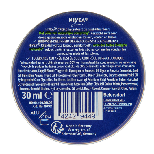 Nivea Creme mini 30 Milliliter