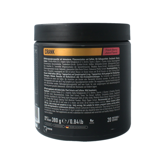 ESN Crank fresh berry juice 380 Gram