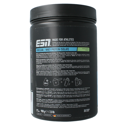 ESN Isoclear whey isolate green apple 908 Gram