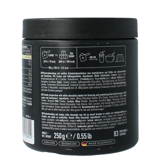 ESN Flavn tasty white chocolate 250 Gram