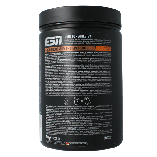 ESN Flexpresso protein coffee - caramel flavour 908 Gram