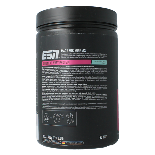 ESN Designer whey almond coconut 908 Gram