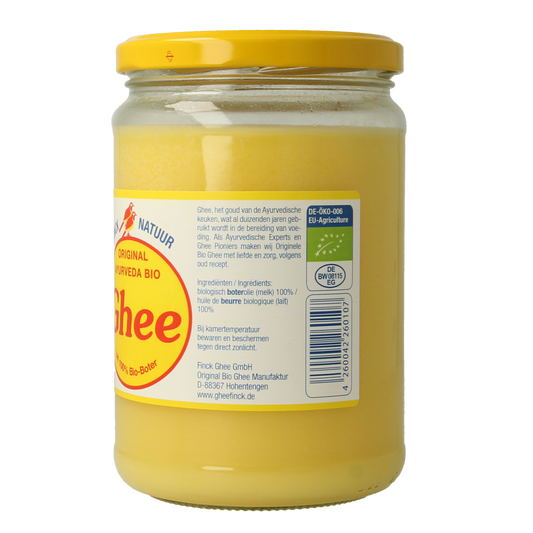 Ghee Finck naturkost geklaarde boter bio 480.00 Gram