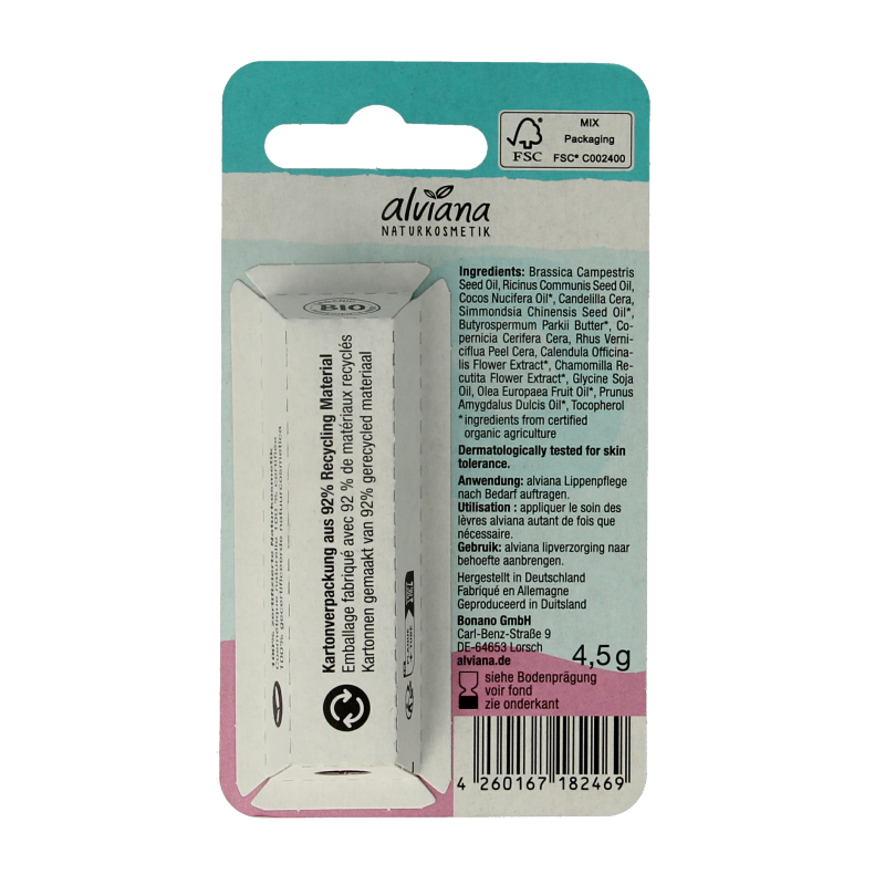Alviana Lipverzorging sensitive 4.5 Gram