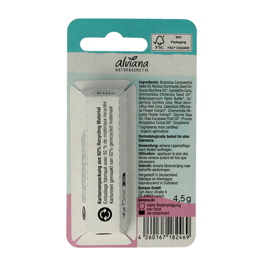 Alviana Lipverzorging sensitive 4.50 Gram