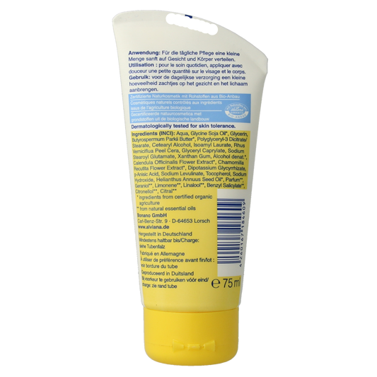 Alviana Baby verzorgingscreme 75.00 Milliliter