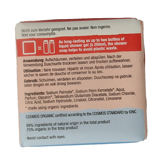 Alviana Douchezeep bodywash bar perzik 100.00 Gram