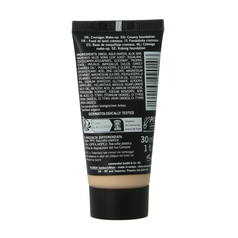 Benecos natural beauty Natural creamy make up foundation honey 30 Milliliter