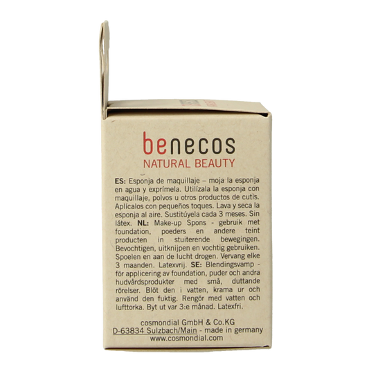 Benecos natural beauty Natural make-up sponge 1 Stuks