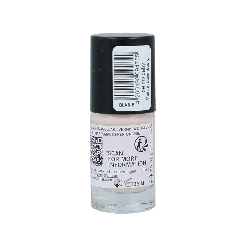 Benecos natural beauty Vegan nail polish be my baby 20-free plantbased 5 Milliliter