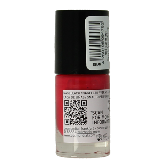 Benecos natural beauty Vegan nail polish hot summer 20-free plantbased 5.00 Milliliter