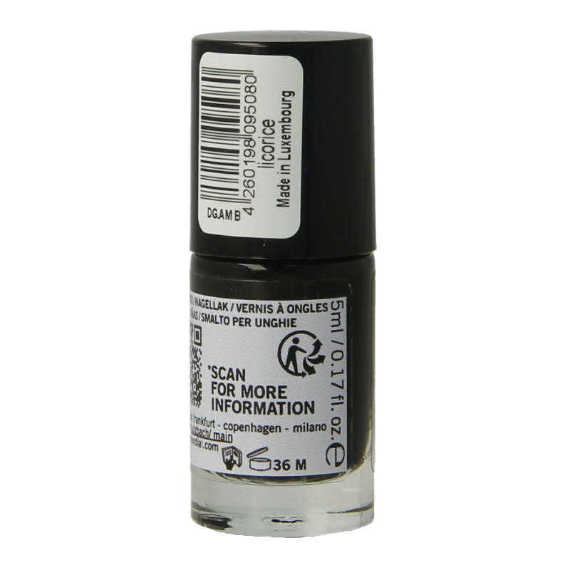 Benecos natural beauty Vegan nail polish licorice 20-free plantbased 5 Milliliter