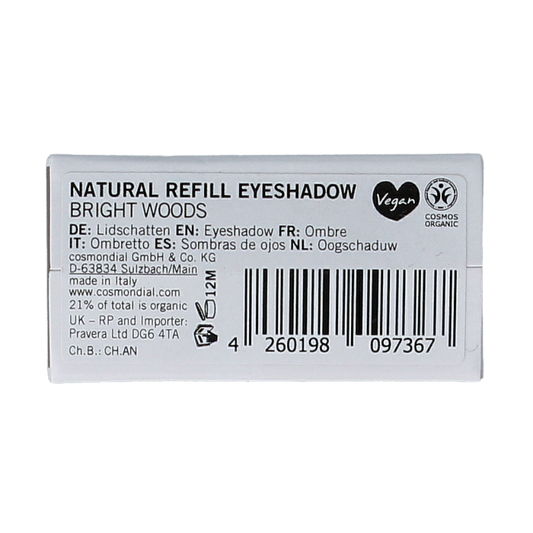 Benecos natural beauty Natural refill eyeshadow bright woods 1 Stuks