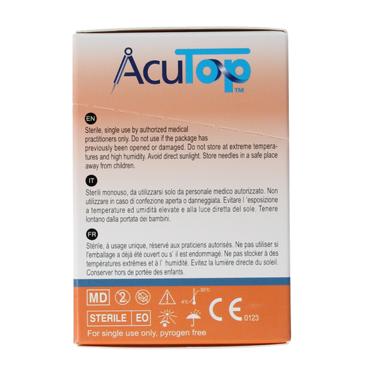 AcuTop KJ-T dry needle naald 0.20 x 15mm 100 Stuks