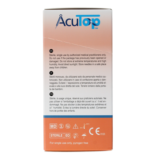 AcuTop KJ-T dry needle naald 0.25 x 40mm 100 Stuks