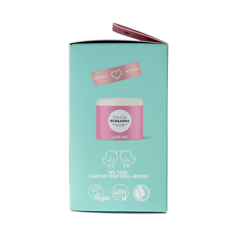 Ben & Anna Deostick love me case en refill 40 Gram