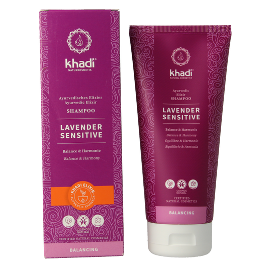 Khadi Shampoo elixer lavender sensitive 200 Milliliter