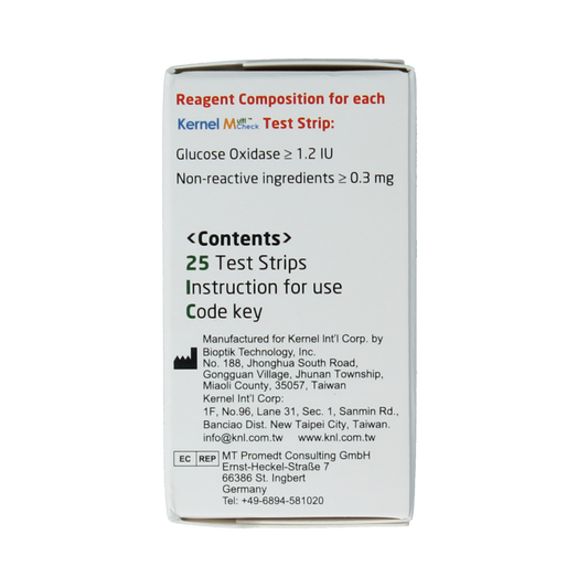 Testjezelf Multicheck glucose teststrips 25.00 Stuks