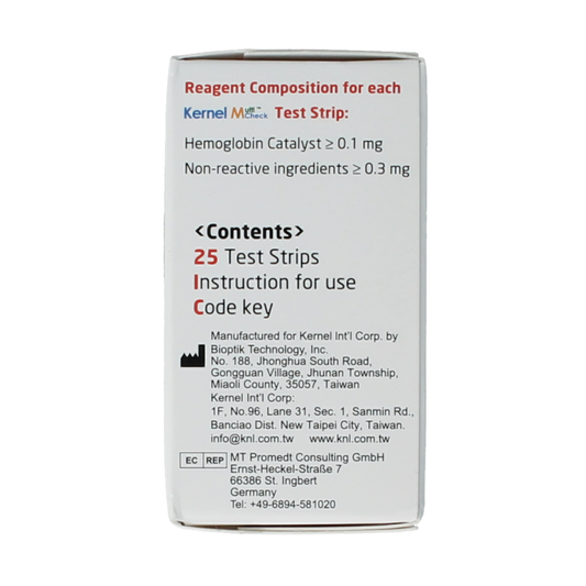 Testjezelf Multicheck hemoglobine teststrips 25 Stuks