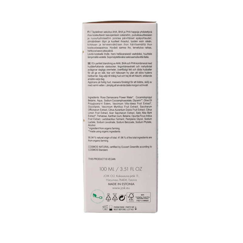 Joik Organics Re-boost glow cleansing gel 100 Milliliter