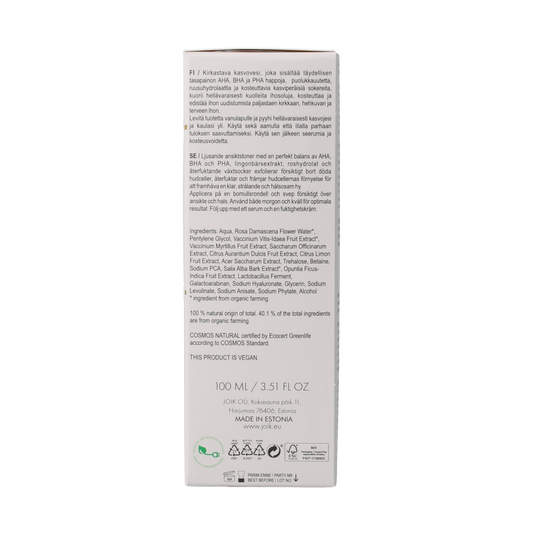 Joik Organics Re-boost glow facial toner 100.00 Milliliter