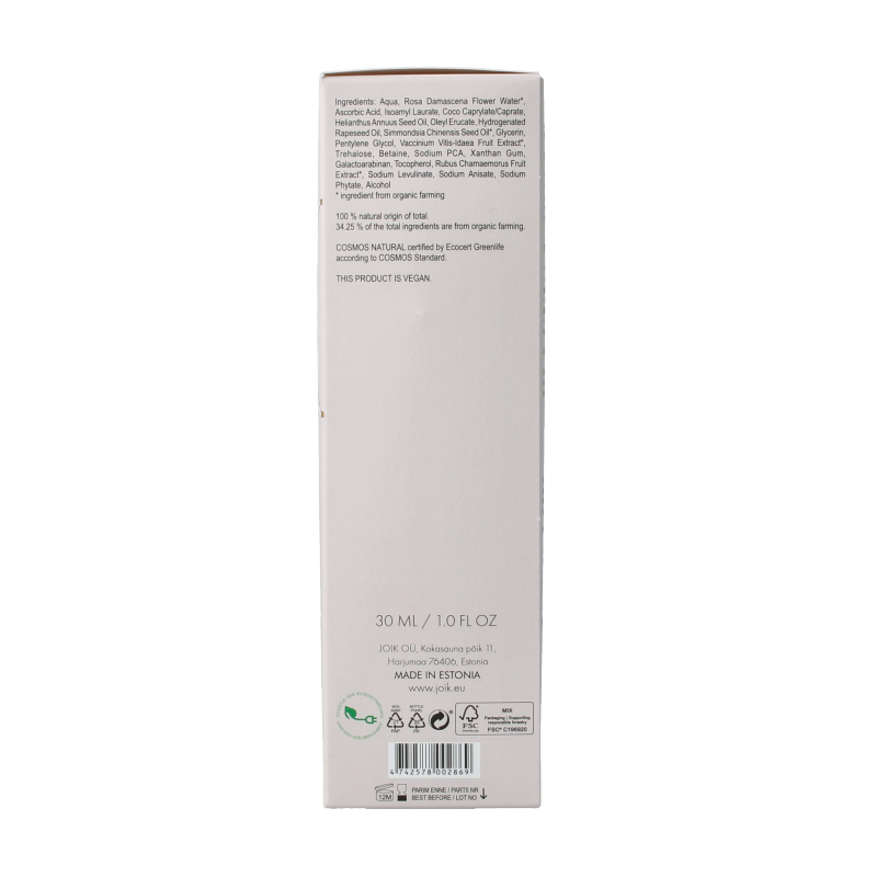 Joik Organics Re-boost glow serum illuminating 30 Milliliter