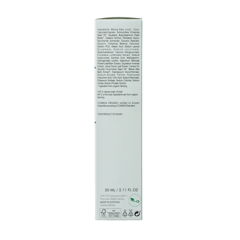 Joik Organics Moisture magnet day cream skin comfort 50 Milliliter