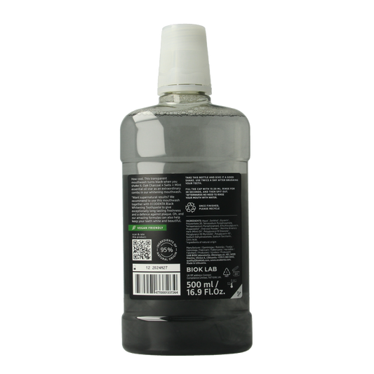 Ecodenta Mondwater whitening 500 Milliliter