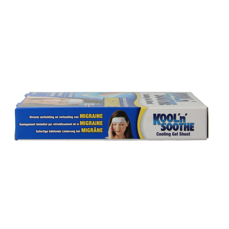Kool’n’Soothe Migraine gelstrips 2 Stuks