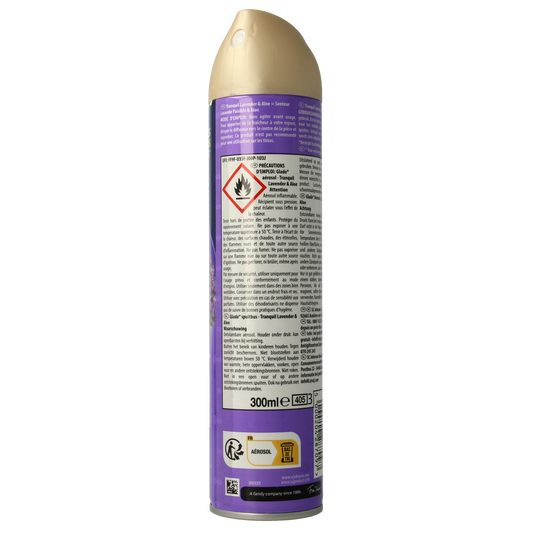 Glade Aerosol tranquil lavender & aloe 300.00 Milliliter