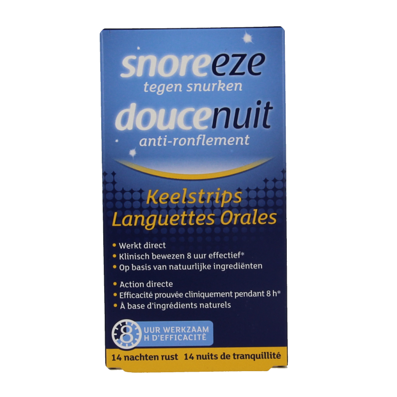 Snoreeze Anti snurk keelstrips 14 Stuks