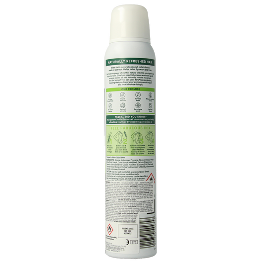 Batiste Droogshampoo coconut milk & hemp seed oil 200 Milliliter