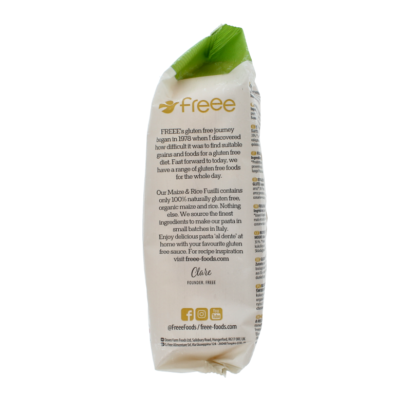 Doves Farm Glutenfree maizerice fusilli bio 500 Gram