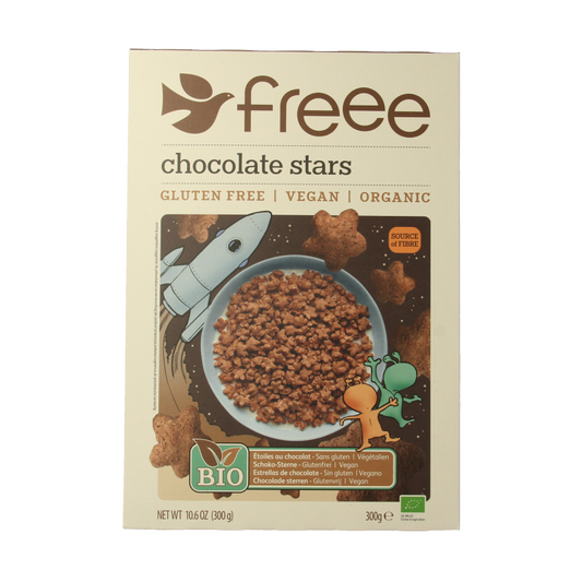 Doves Farm Glutenfree chocolate stars bio 300 Gram