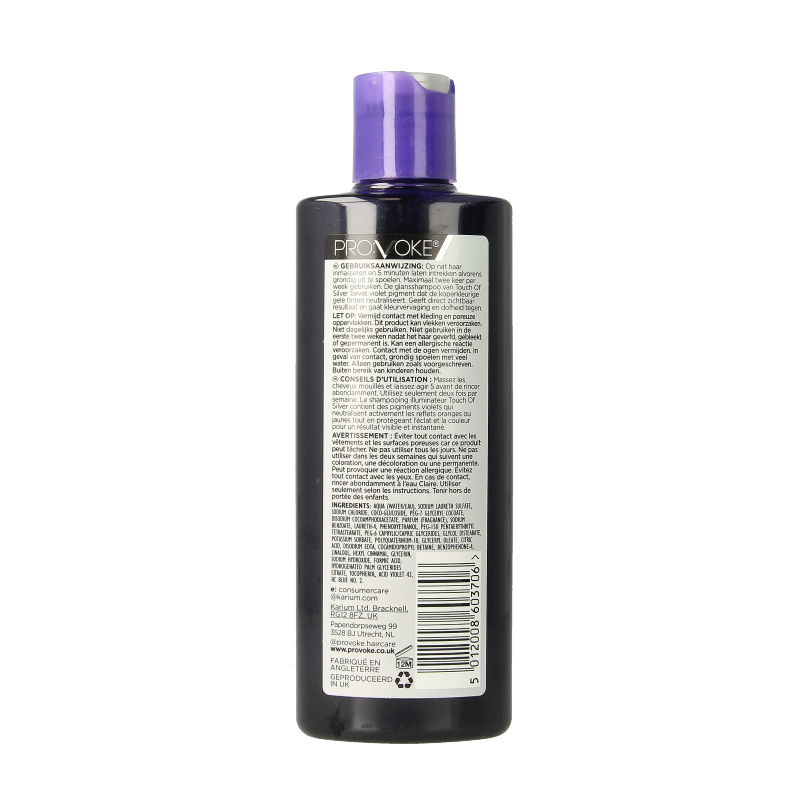 Provoke Shampoo touch of silver brightening 200 Milliliter