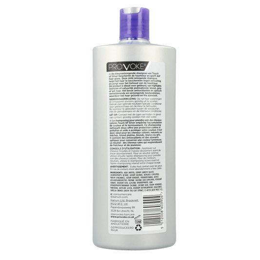 Provoke Shampoo touch of silver color care 400 Milliliter