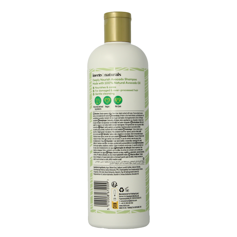 Inecto Naturals Avocado shampoo 500 Milliliter