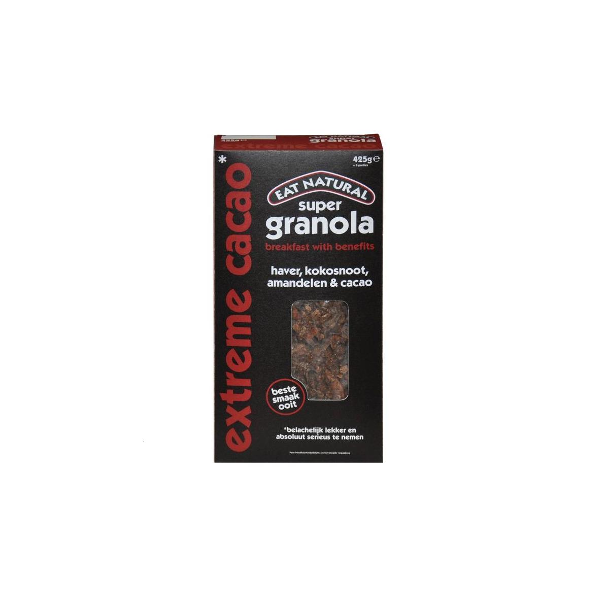 Eat Natural Granola extreem cacao 425 Gram