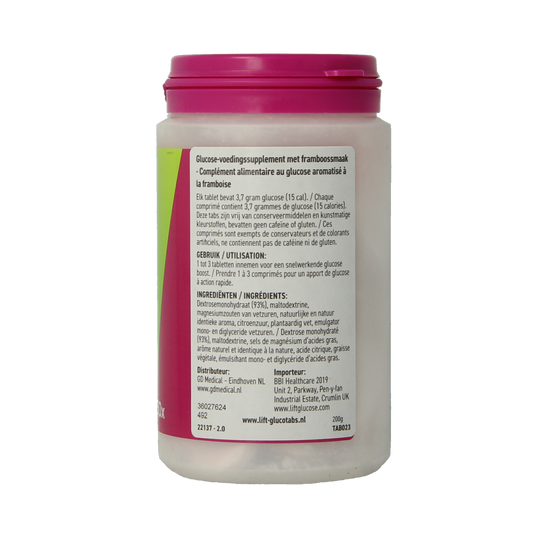 Lift Framboos navulpot 50.00 Tabletten