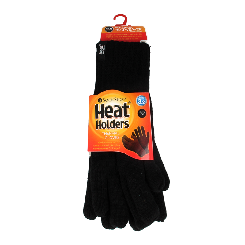 Heat Holders Mens gloves maat L/XL black 1 Paar