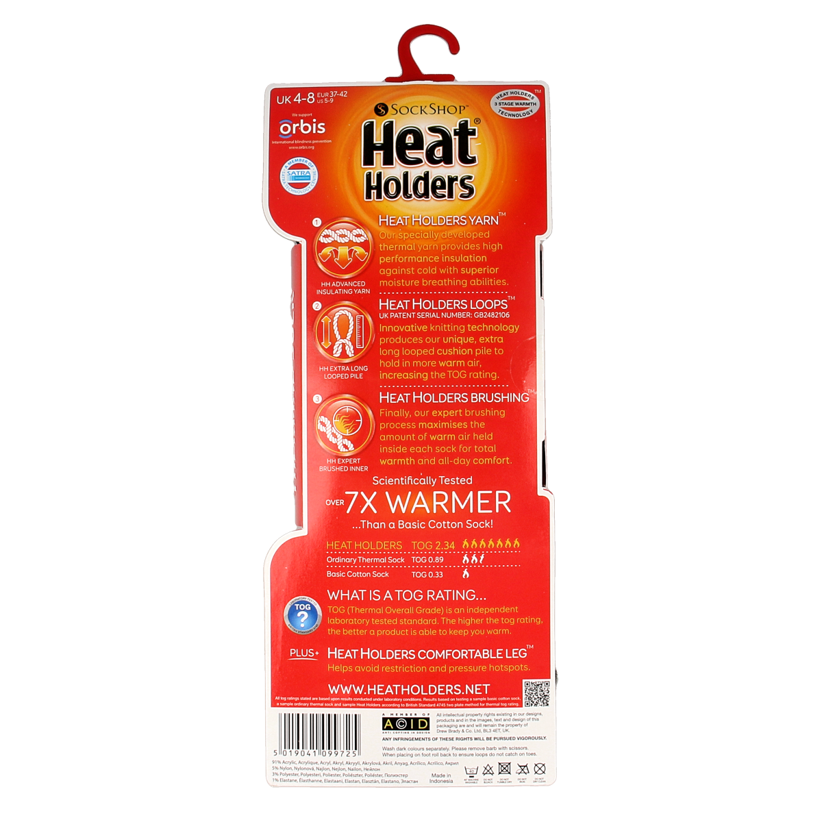 Heat Holders Anti-slip socks black 1.00 Paar
