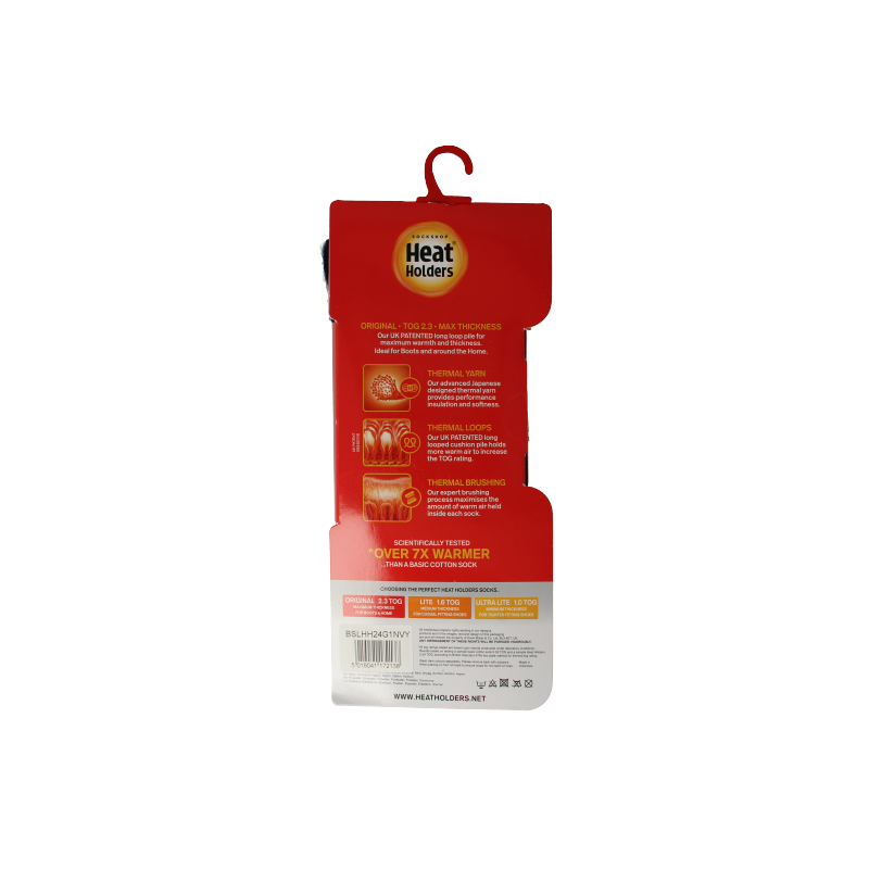 Heat Holders Ladies original socks 37-42 navy blue 1 Paar