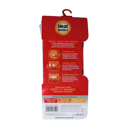 Heat Holders Original socks 37-42 silver/grey 1 Paar