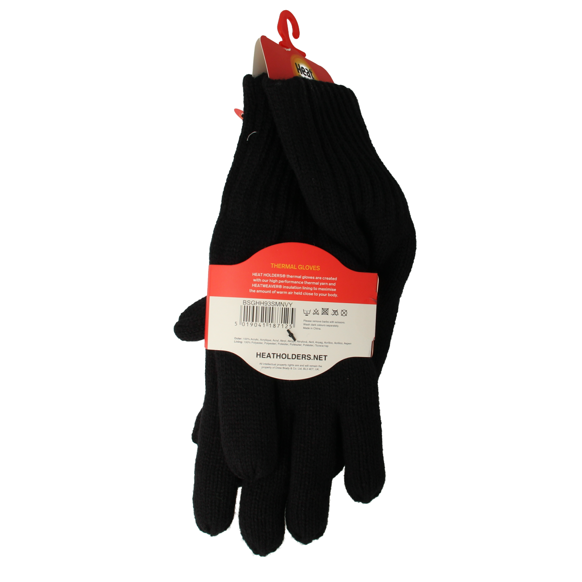 Heat Holders Mens cable gloves assorti maat S/M 1 Paar