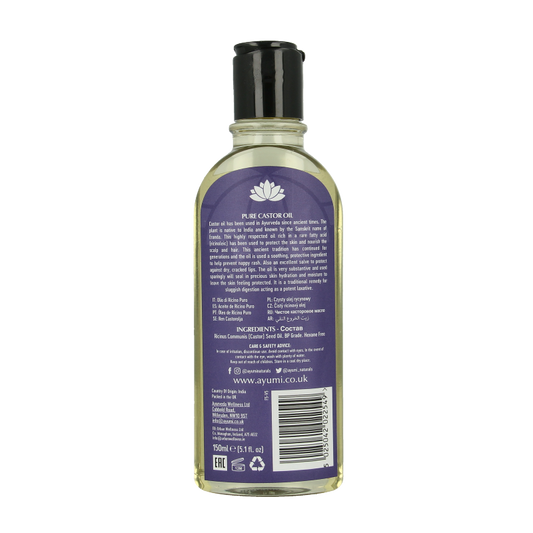 Ayumi Pure castor oil cold pressed 150 Milliliter