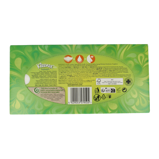Kleenex Balsam tissue box 64 Stuks