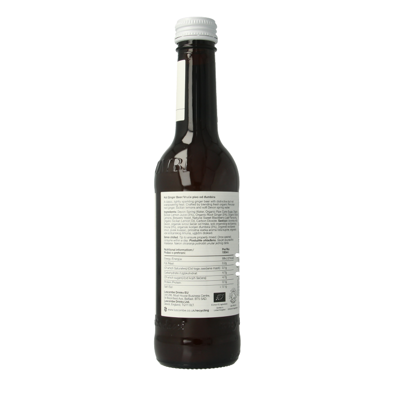 Luscombe Hot gingerbeer bio 270 Milliliter