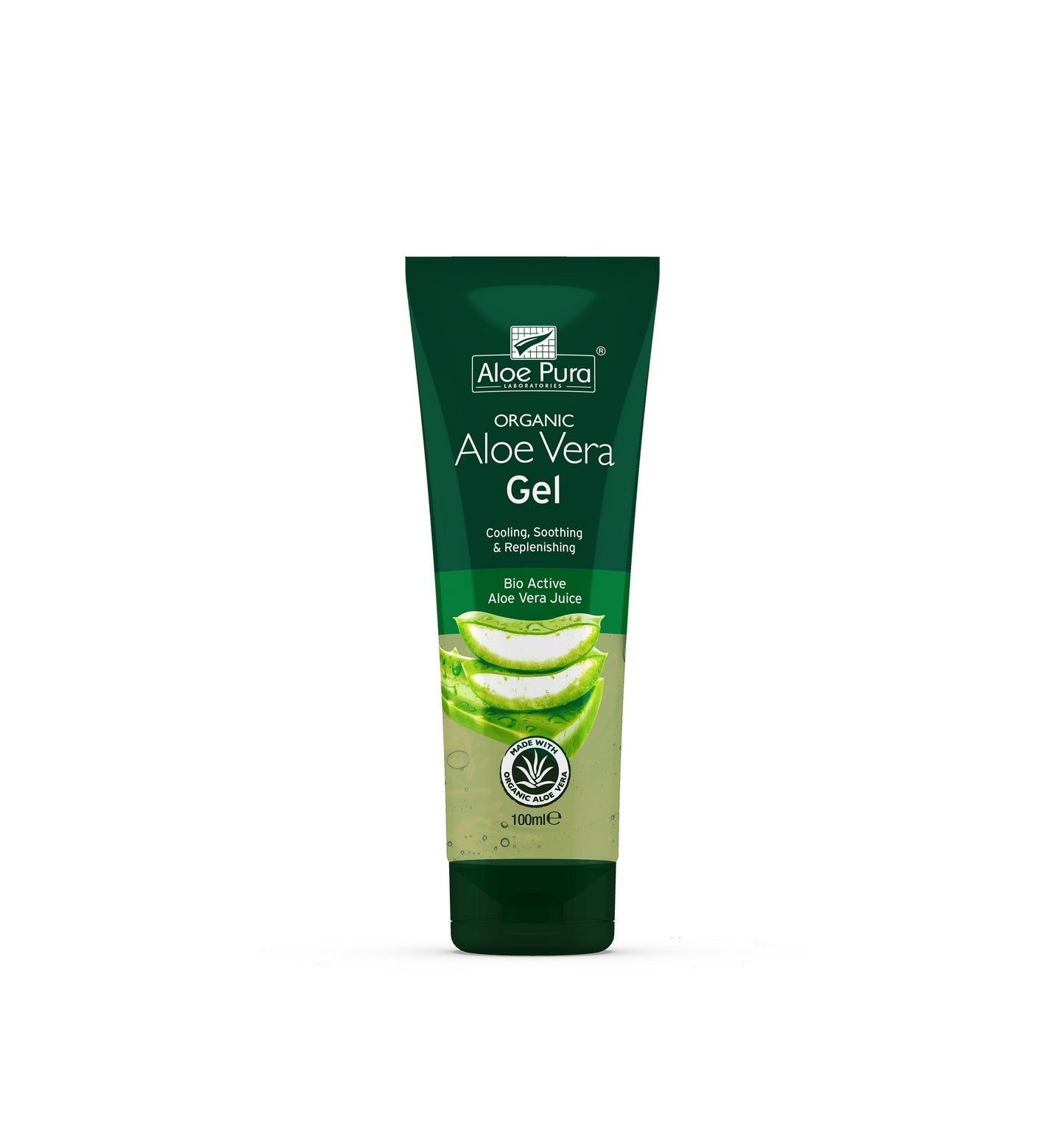 Optima Aloe pura aloe vera gel organic original 100 Milliliter