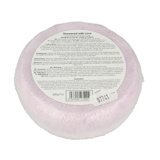 Bomb Cosmetics shower sponge with love 1.00 Stuks